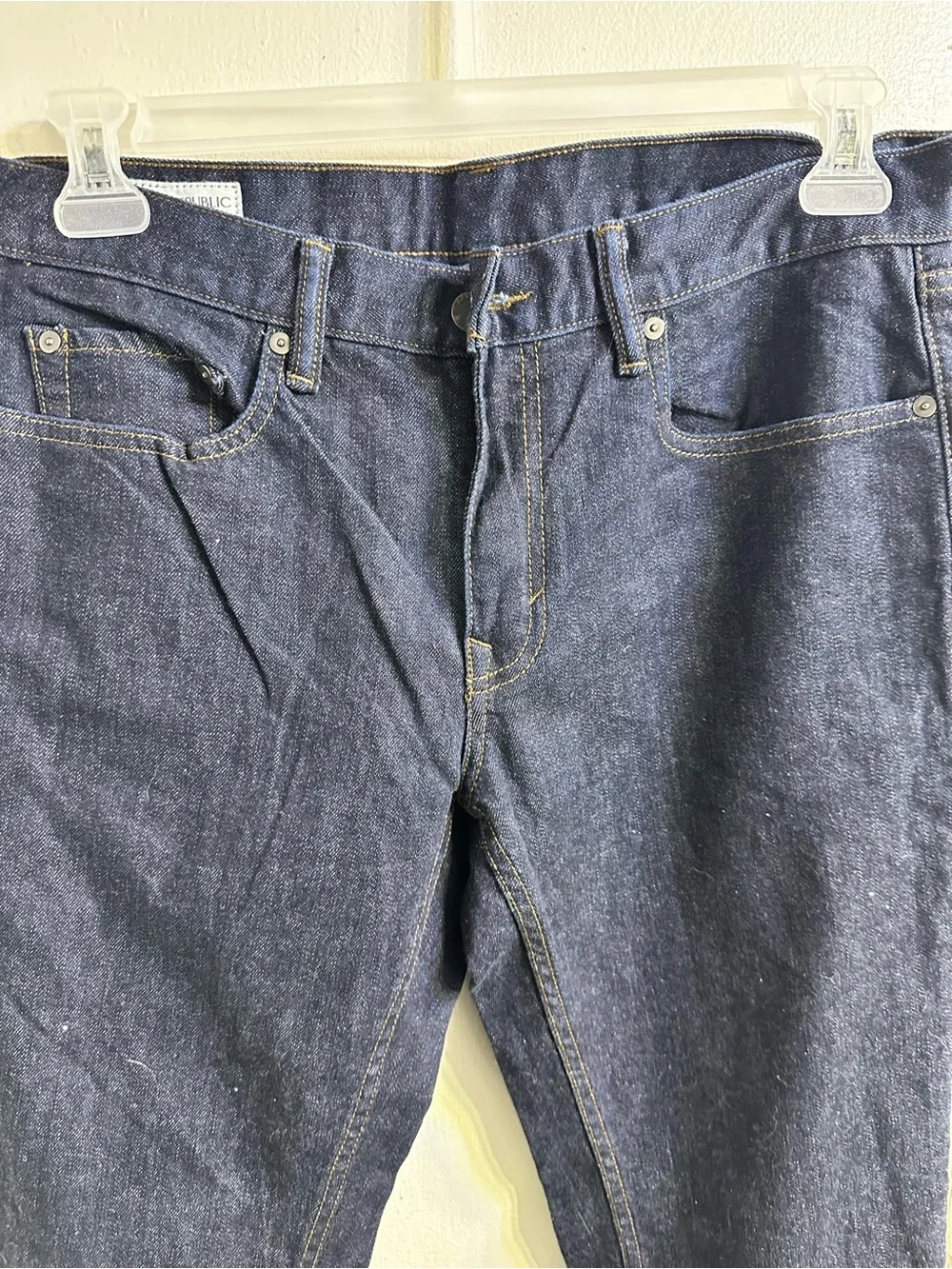Banana Republic Slim Jeans in Washed Dark Blue